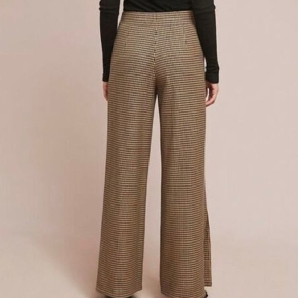 Anthropologie Cartonnier houndstooth tie pants - Picture 2 of 7